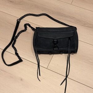 Rebecca Minkoff Black Crossbody Bag with Chain Strap